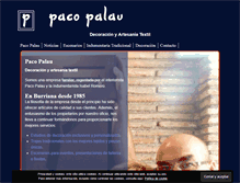 Tablet Screenshot of paco-palau.com